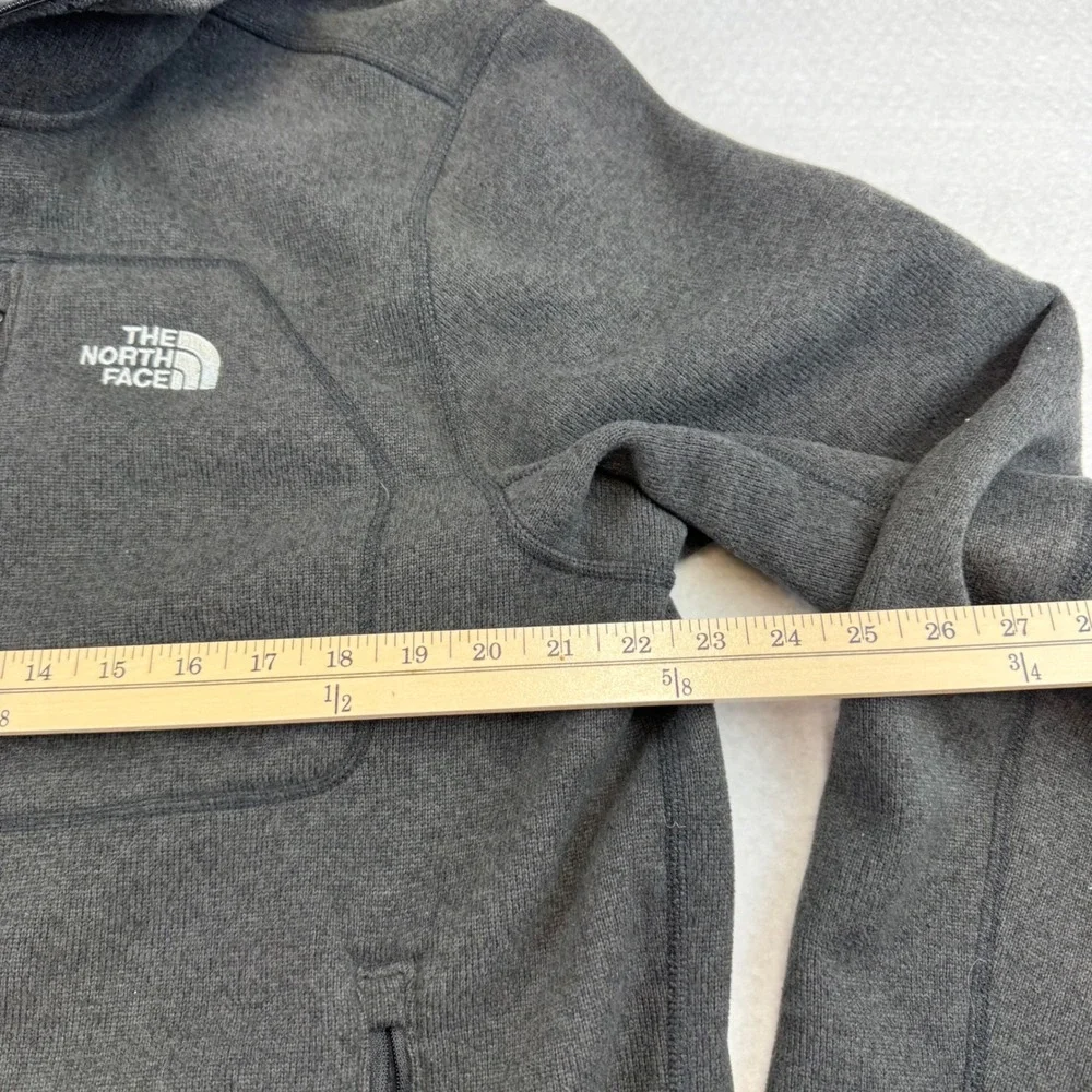 The North Face Jacket Mens XL Grey Gordon Lyons Full Zip Hoodie Sweater Fleece
